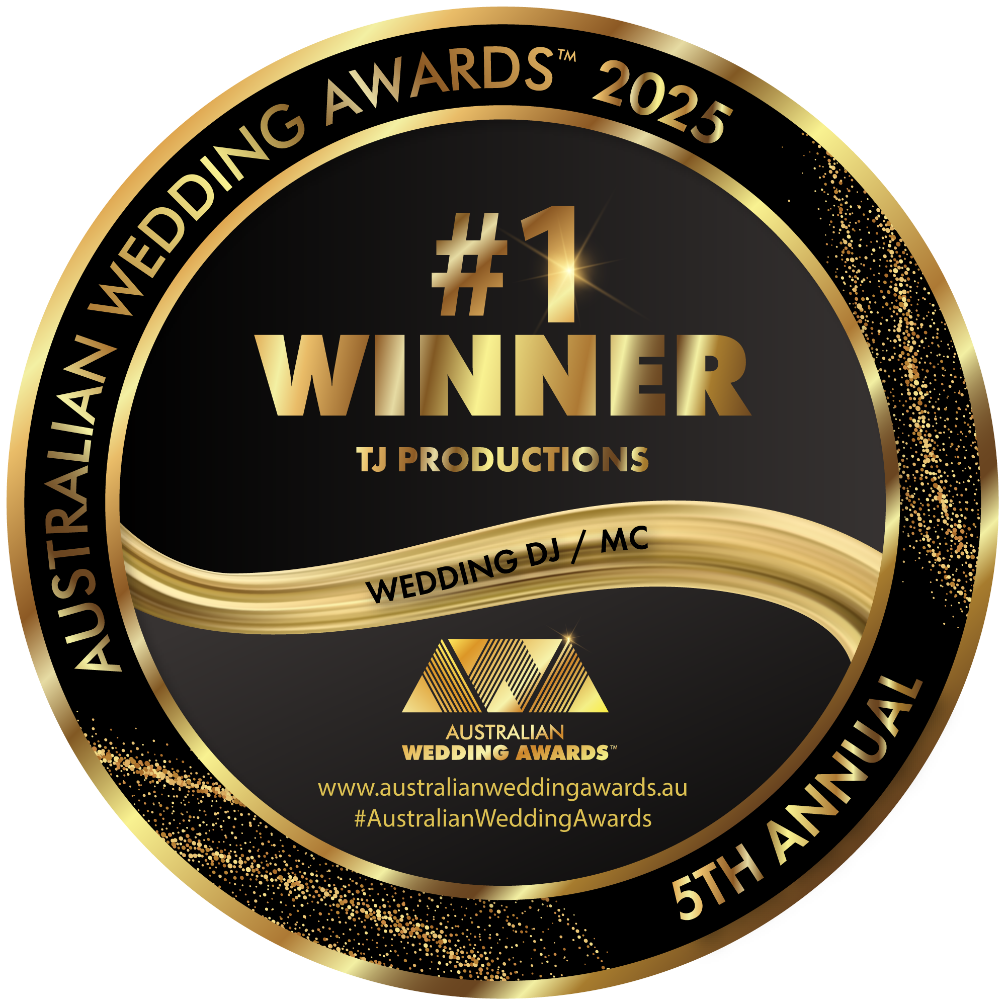 2025 Winner · Wedding DJ/MC · Australian Wedding Awards