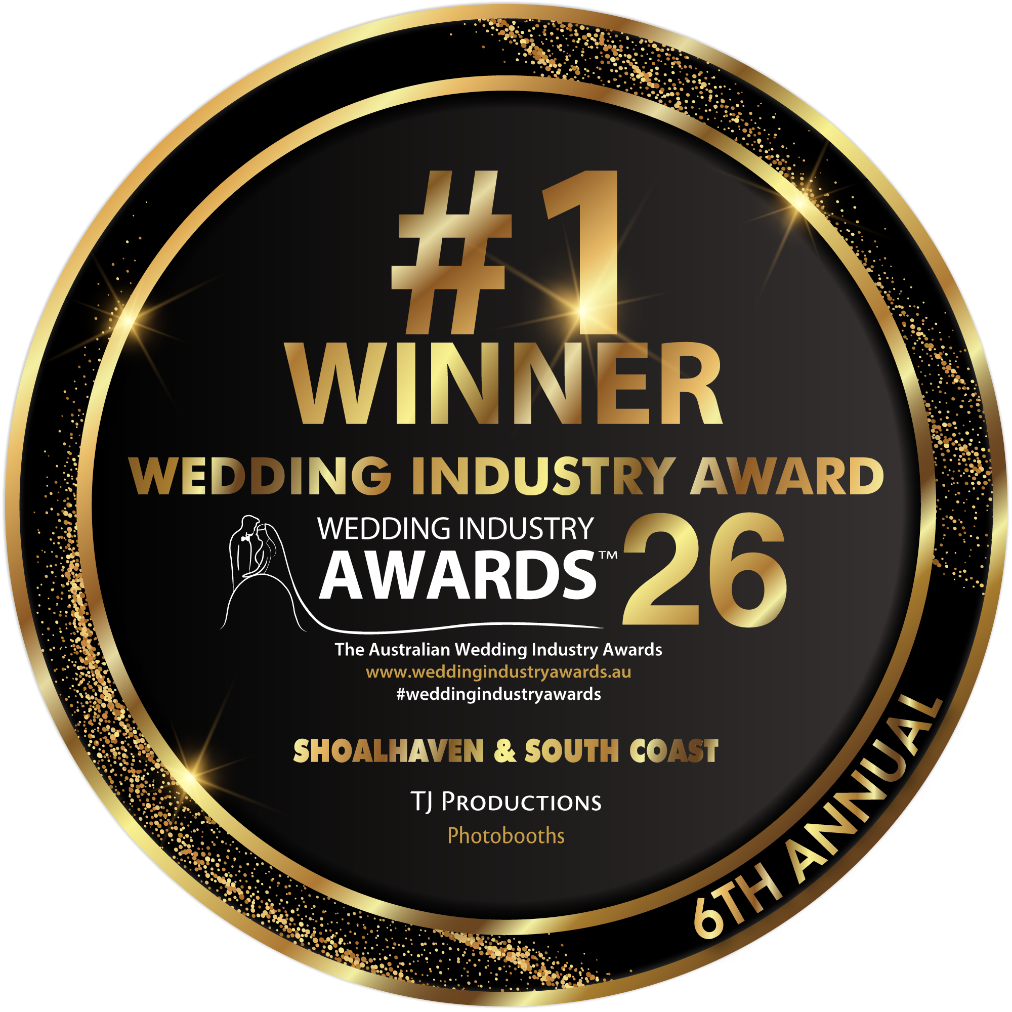 Photobooths — #1 Winner, 2026 Shoalhaven & South Coast Wedding Industry Awards