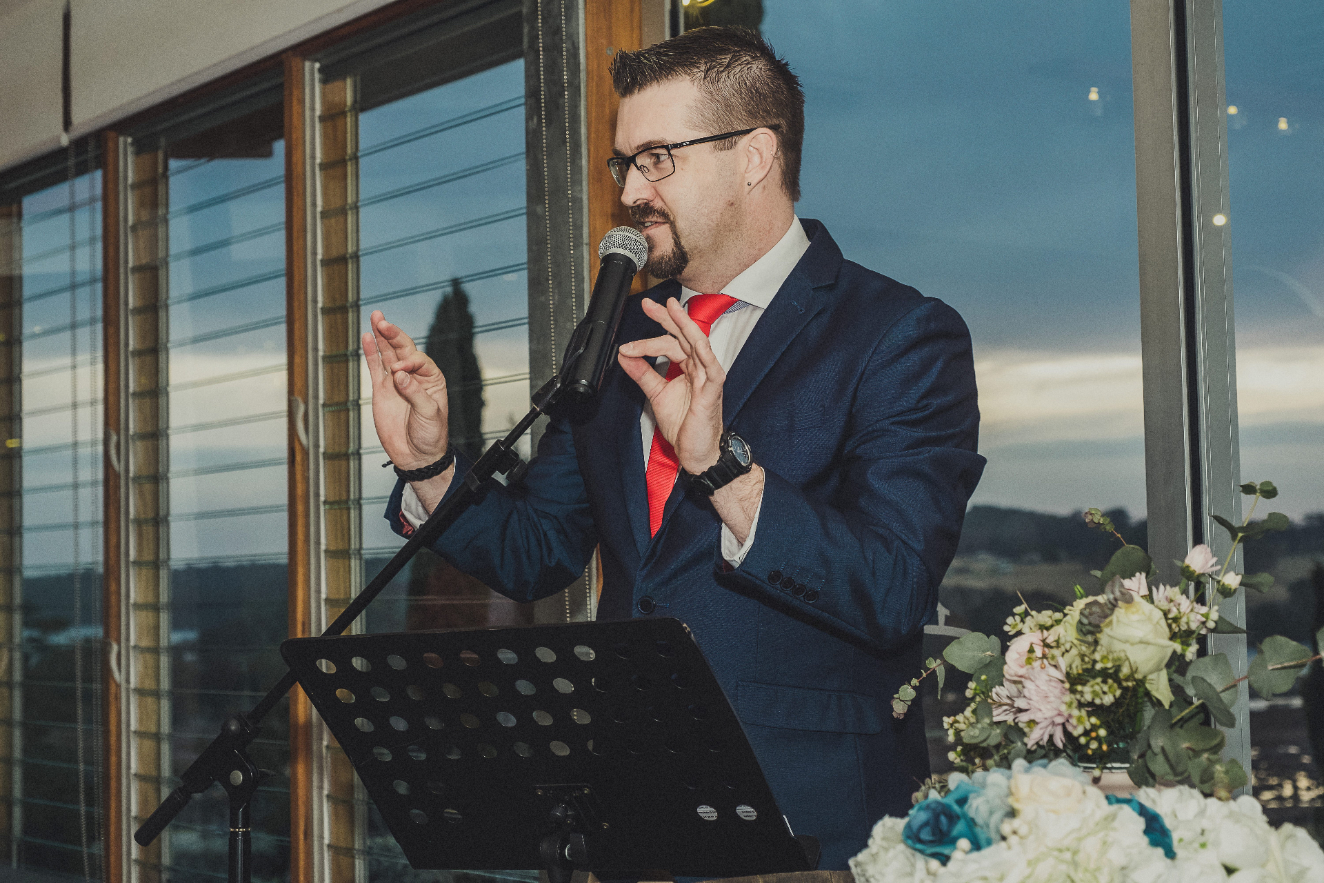 TJ, founder and MC of TJ Productions