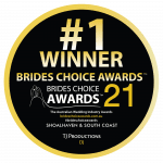WINNER - 2021 Brides Choice Awards  - SOuth Coast and Shoalhaven - Wedding DJ